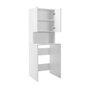 Hanah Home Armario para lavadora Adr-482-Bb-1 Blanco 65x182x60 cm